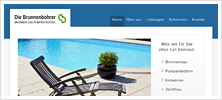 Webdesign / Programmierung / CMS Wordpress für die Brunnenbohrer Leipzig