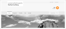 Webdesign / Programmierung / CMS Wordpress + Shopsystem Woocommerce für die Landschaftsfotografin Katharina Berg