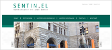 Webdesign / Programmierung / CMS Wordpress für die Agentur SENTIN.EL